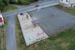 Volejbalová hřiště v Nové Vsi - areál u Kulturního domu v Nové Vsi
